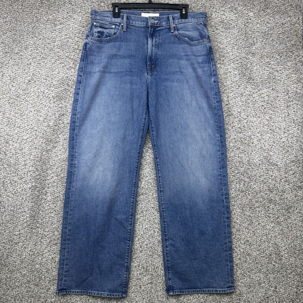 Mother Superior Jeans Women's 31 Blue Denim Lil Dodger Sneak Strike a Pose USA